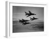 Thunderbirds in F-100's Flying in Formation-Ralph Crane-Framed Photographic Print