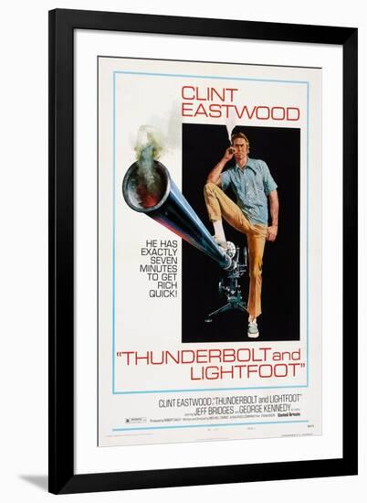 Thunderbolt and Lightfoot, Clint Eastwood, 1974-null-Framed Art Print