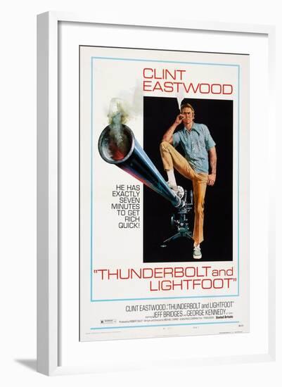 Thunderbolt and Lightfoot, Clint Eastwood, 1974-null-Framed Art Print