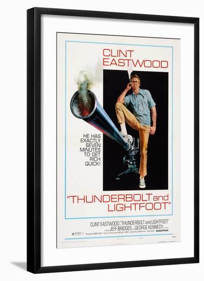 Thunderbolt and Lightfoot, Clint Eastwood, 1974-null-Framed Art Print