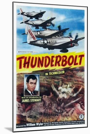 Thunderbolt, James Stewart, 1947-null-Mounted Art Print