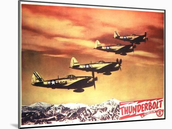 Thunderbolt - Lobby Card Reproduction-null-Mounted Photo