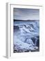 Thundering Gullfoss Waterfall in Winter Time, Iceland, Europe. Winter (January)-Adam Burton-Framed Photographic Print