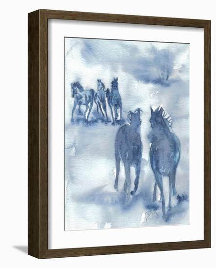 Thundering Hooves-Beverly Dyer-Framed Art Print