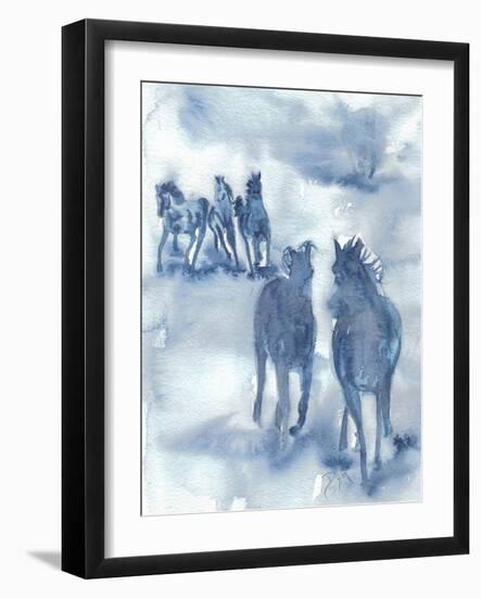 Thundering Hooves-Beverly Dyer-Framed Art Print