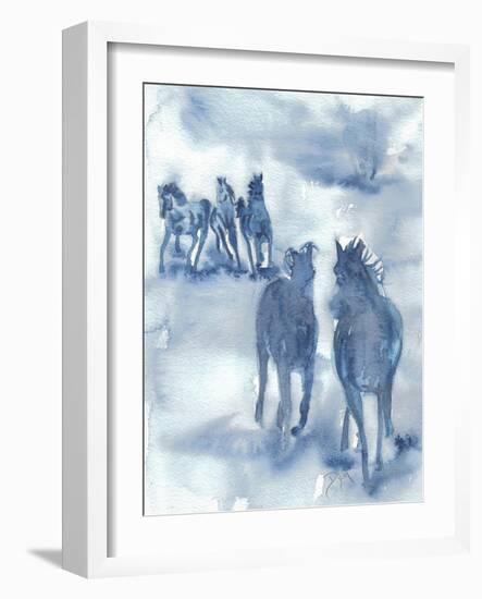 Thundering Hooves-Beverly Dyer-Framed Art Print