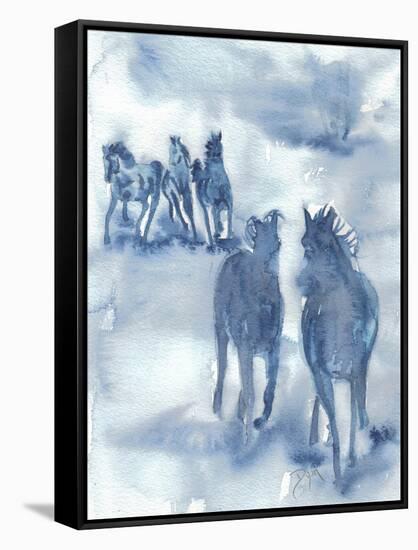 Thundering Hooves-Beverly Dyer-Framed Stretched Canvas