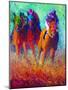 Thundering Hooves-Marion Rose-Mounted Giclee Print