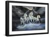 Thundering Horses-Sue Clyne-Framed Giclee Print