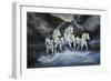 Thundering Horses-Sue Clyne-Framed Giclee Print