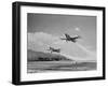 Thunderjets Taking off for North Korea-null-Framed Photographic Print