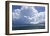 Thunderstorm Above the Lower Florida Keys, Florida Bay, Florida-James White-Framed Photographic Print