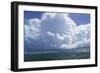 Thunderstorm Above the Lower Florida Keys, Florida Bay, Florida-James White-Framed Photographic Print