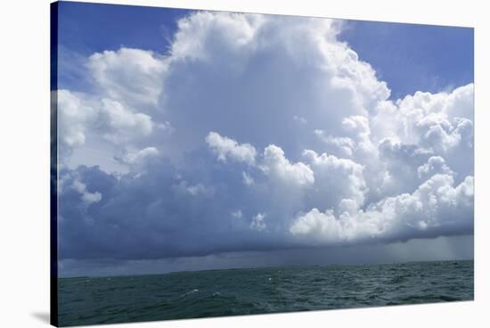 Thunderstorm Above the Lower Florida Keys, Florida Bay, Florida-James White-Stretched Canvas