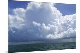 Thunderstorm Above the Lower Florida Keys, Florida Bay, Florida-James White-Mounted Premium Photographic Print