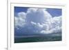 Thunderstorm Above the Lower Florida Keys, Florida Bay, Florida-James White-Framed Photographic Print