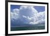 Thunderstorm Above the Lower Florida Keys, Florida Bay, Florida-James White-Framed Photographic Print