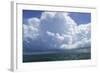 Thunderstorm Above the Lower Florida Keys, Florida Bay, Florida-James White-Framed Photographic Print