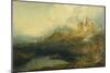 Thunderstorm Approaching at Sunset at Warkworth Castle, Northumberland-J. M. W. Turner-Mounted Giclee Print