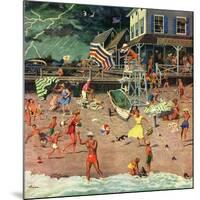 "Thunderstorm at the Shore", July 10, 1954-Ben Kimberly Prins-Mounted Giclee Print