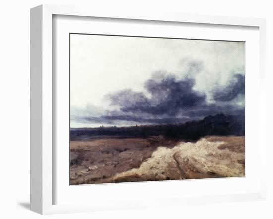 Thunderstorm, Circa 1830-Georges Michel-Framed Giclee Print