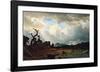 Thunderstorm In The Rocky Mountains, 1859-Albert Bierstadt-Framed Art Print