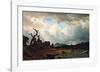 Thunderstorm In The Rocky Mountains, 1859-Albert Bierstadt-Framed Art Print