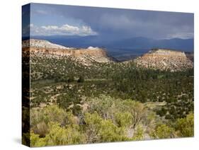 Thunderstorm Near Los Alamos, New Mexico, United States of America, North America-Richard Cummins-Stretched Canvas
