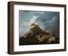 Thunderstorm, or the Cart Stuck in the Mud, 1759?-Jean-Honor? Fragonard-Framed Giclee Print
