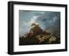 Thunderstorm, or the Cart Stuck in the Mud, 1759?-Jean-Honor? Fragonard-Framed Giclee Print