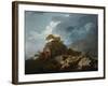 Thunderstorm, or the Cart Stuck in the Mud, 1759?-Jean-Honor? Fragonard-Framed Giclee Print