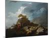 Thunderstorm, or the Cart Stuck in the Mud, 1759?-Jean-Honor? Fragonard-Mounted Giclee Print