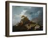 Thunderstorm, or the Cart Stuck in the Mud, 1759?-Jean-Honor? Fragonard-Framed Giclee Print