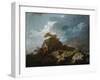 Thunderstorm, or the Cart Stuck in the Mud, 1759?-Jean-Honor? Fragonard-Framed Giclee Print