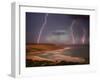 Thunderstorm Over Mdumbi Estuary-Jonathan Hicks-Framed Premium Photographic Print