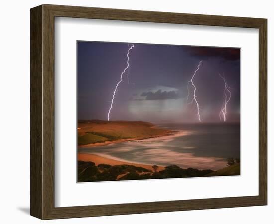 Thunderstorm Over Mdumbi Estuary-Jonathan Hicks-Framed Photographic Print