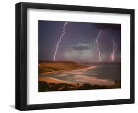 Thunderstorm Over Mdumbi Estuary-Jonathan Hicks-Framed Photographic Print