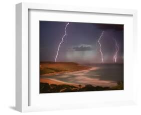 Thunderstorm Over Mdumbi Estuary-Jonathan Hicks-Framed Photographic Print