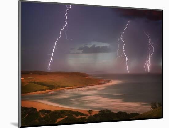 Thunderstorm Over Mdumbi Estuary-Jonathan Hicks-Mounted Photographic Print