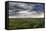 Thunderstorm over the Namibian Plains-Circumnavigation-Framed Stretched Canvas