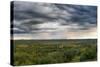 Thunderstorm over the Namibian Plains-Circumnavigation-Stretched Canvas
