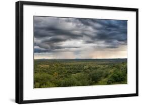 Thunderstorm over the Namibian Plains-Circumnavigation-Framed Photographic Print