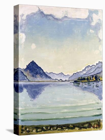 Thunersee at Leissigen. 1909-Ferdinand Hodler-Stretched Canvas