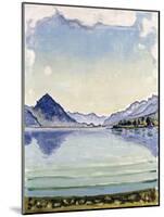 Thunersee at Leissigen. 1909-Ferdinand Hodler-Mounted Giclee Print