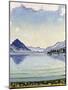 Thunersee at Leissingen, 1909-Ferdinand Hodler-Mounted Giclee Print