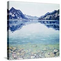 Thunersee Von Leissigen-Ferdinand Hodler-Stretched Canvas