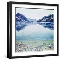 Thunersee Von Leissigen-Ferdinand Hodler-Framed Premium Giclee Print