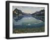 Thunersee with Reflection, 1904-Ferdinand Hodler-Framed Giclee Print