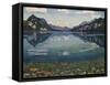 Thunersee with Reflection, 1904-Edgar Degas-Framed Stretched Canvas