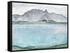 Thunersee with the Stockhorn Mountains, 1910-Ferdinand Hodler-Framed Stretched Canvas